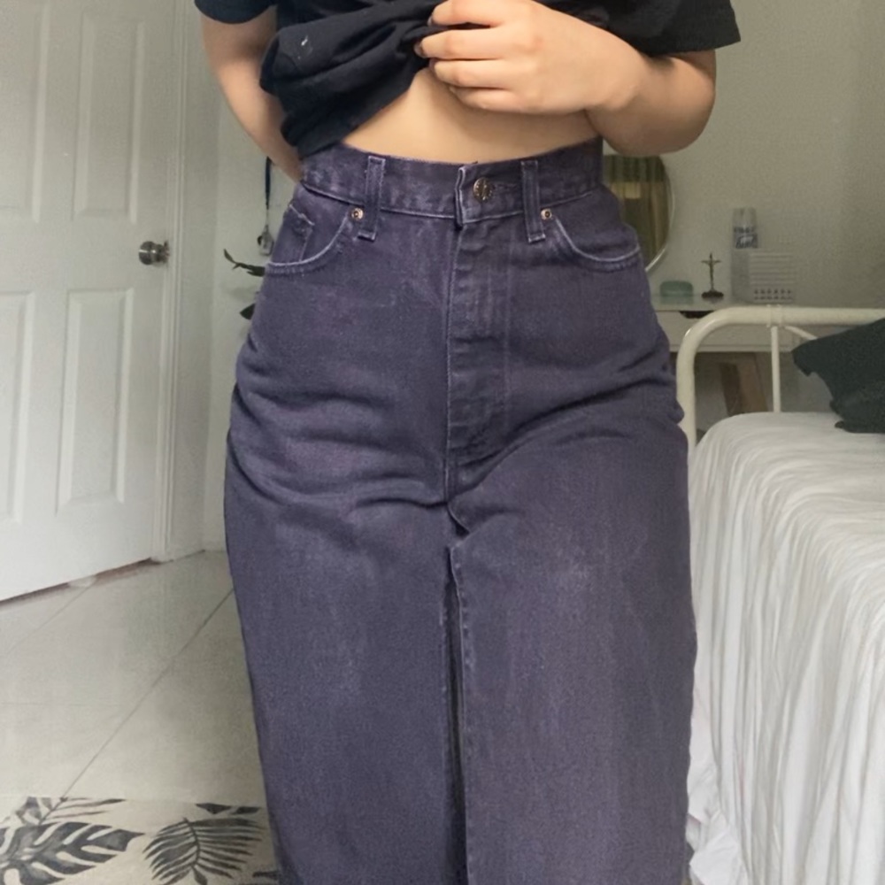 Vintage Purple Mom Jeans